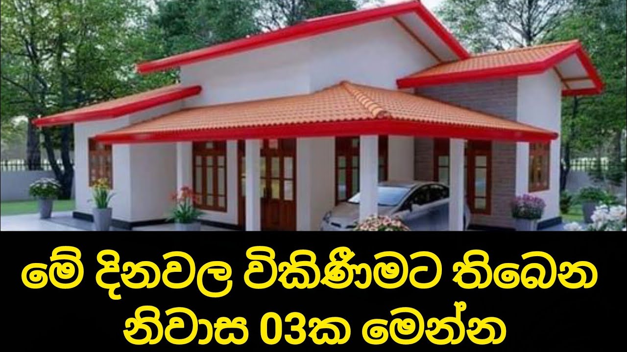 මේ දිනවල විකිණීමට තිබෙන නිවාස 03ක් මෙන්න | Three houses for sale in Sri lanka