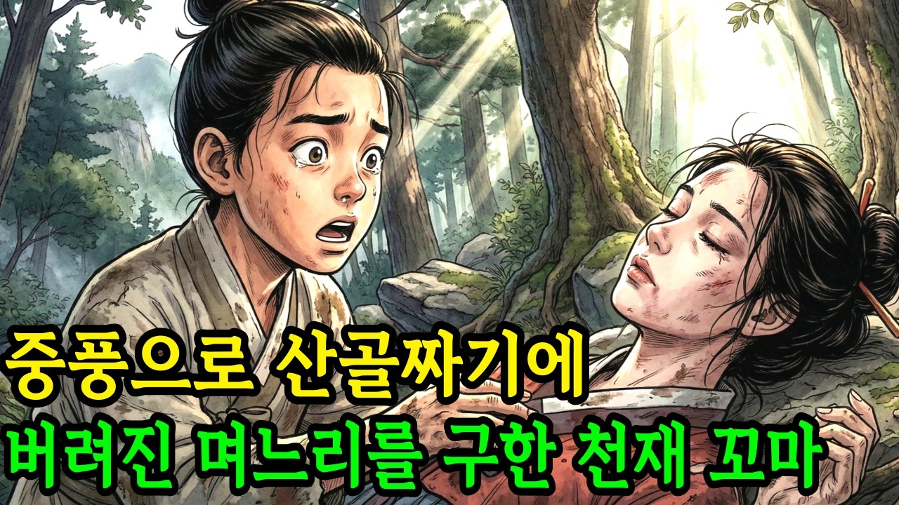 중풍맞아  산속에 버려진 며느리를 구한 천재 꼬마 아이 | 야담 옛날이야기 오디오북 수면동화 전설 민담