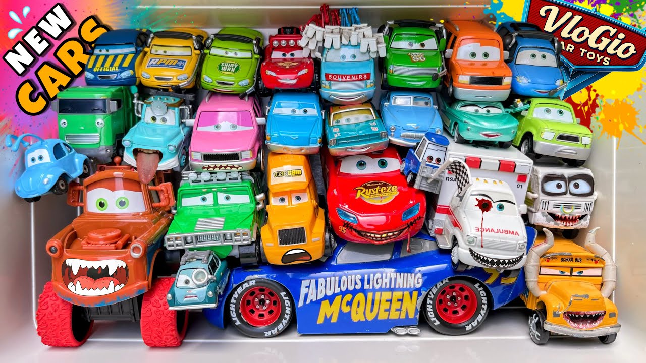 Disney Pixar Cars Diecast Unboxing Review | Lightning McQueen, Tow Mater, Doc Hudson, Sally, Cruz 