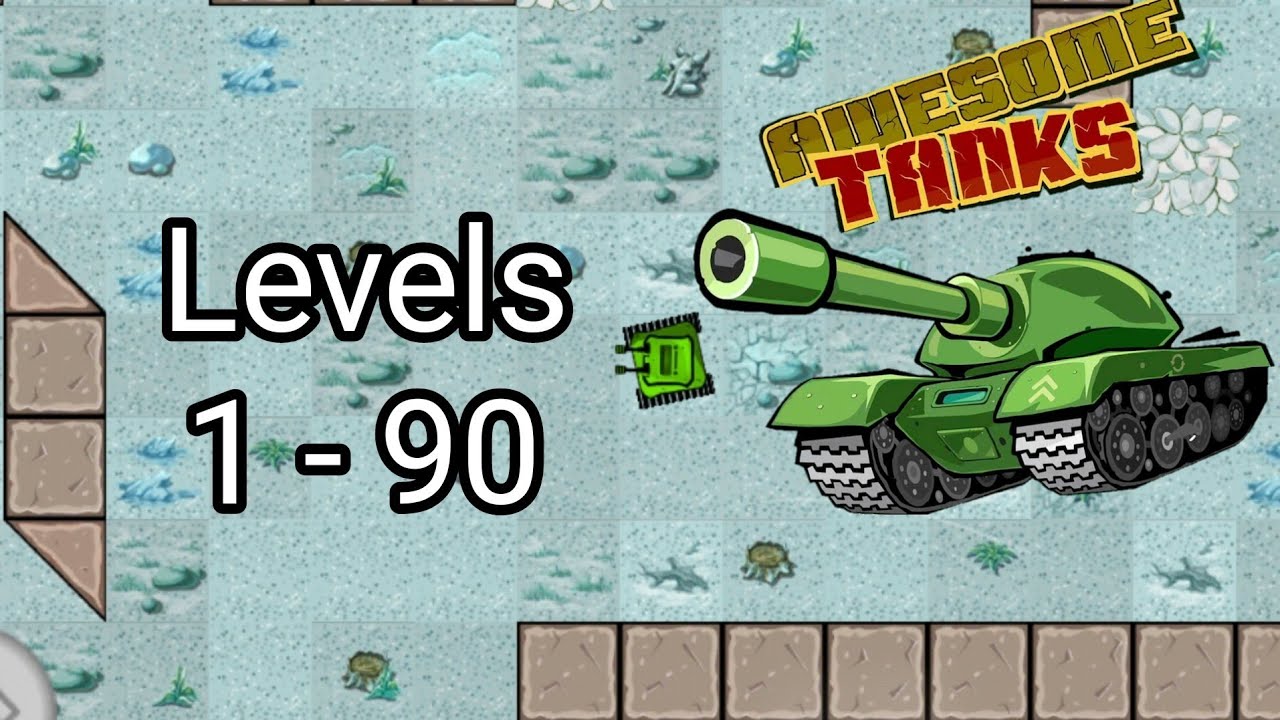 Awesome Tanks Mobile: Levels 1 - 90 and All Weapons Unlocked!