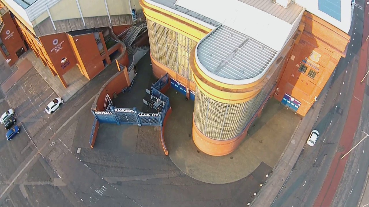 Ibrox Stadium Drone Footage