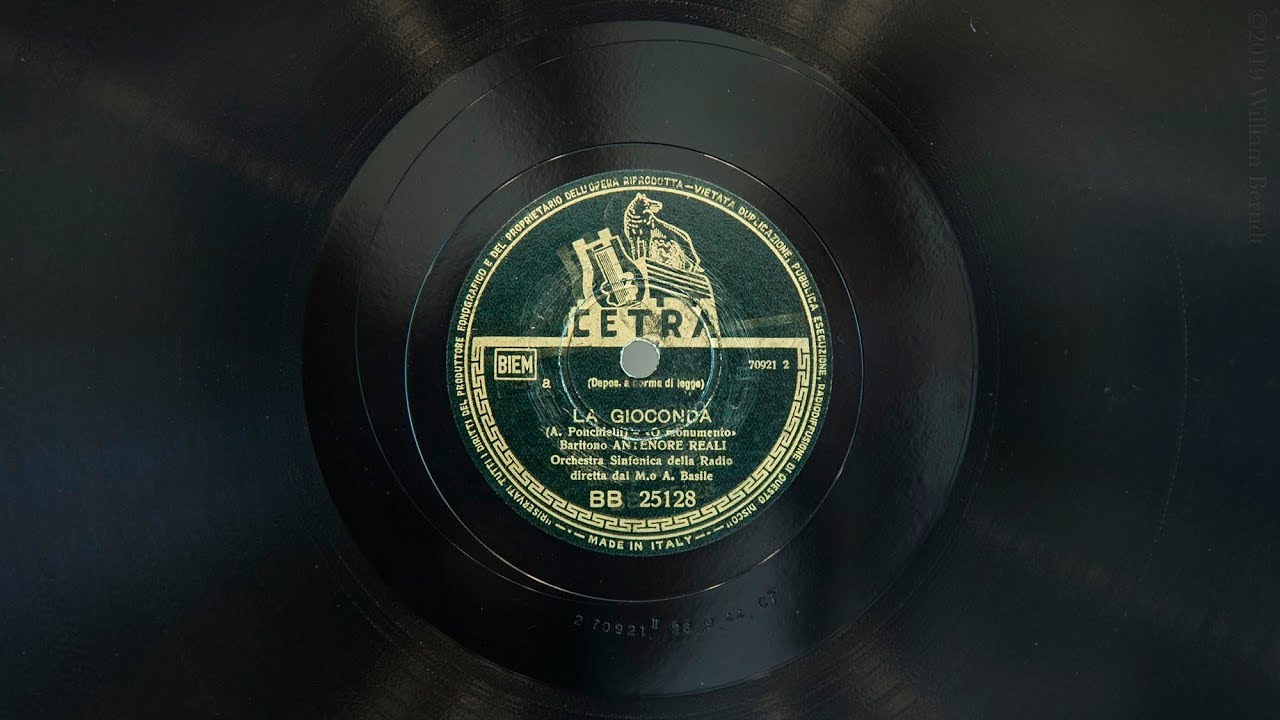 O monumento • Antenore Reali (EMG Mark IX Gramophone)