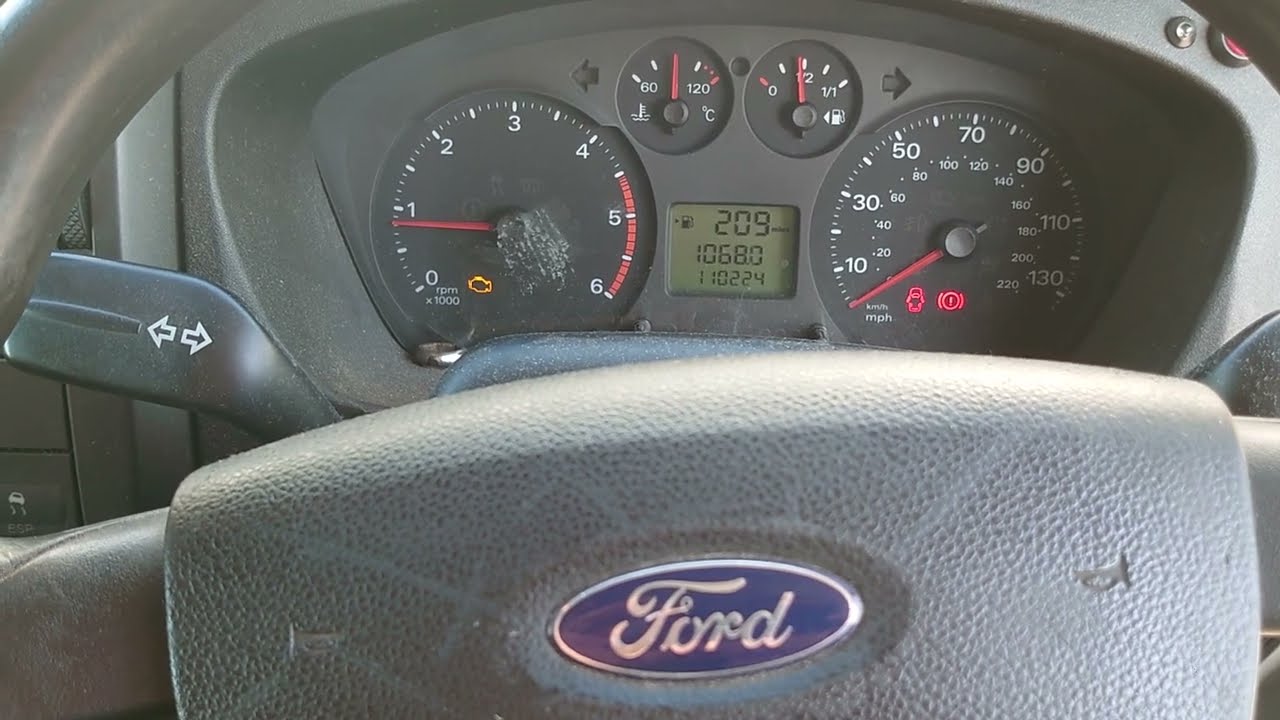 Ford Transit exhaust temperature sensor fault P2033 P2085 P246C P2463 DPF fault