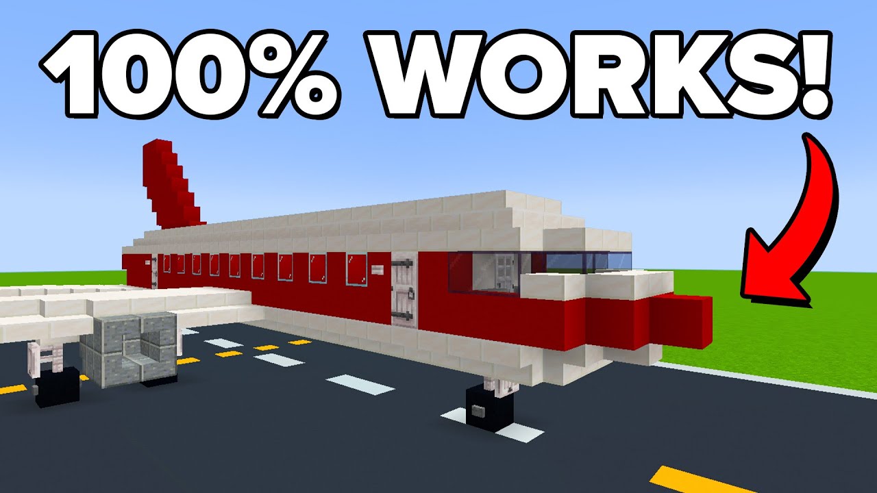 How to build a WORKING Airport in Minecraft!✈️