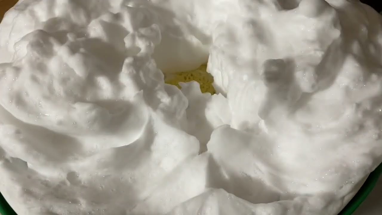【ASMR】Whip cream suds overload🧽☁️ホイップクリームみたいな泡でもこもこtime🧽☁️