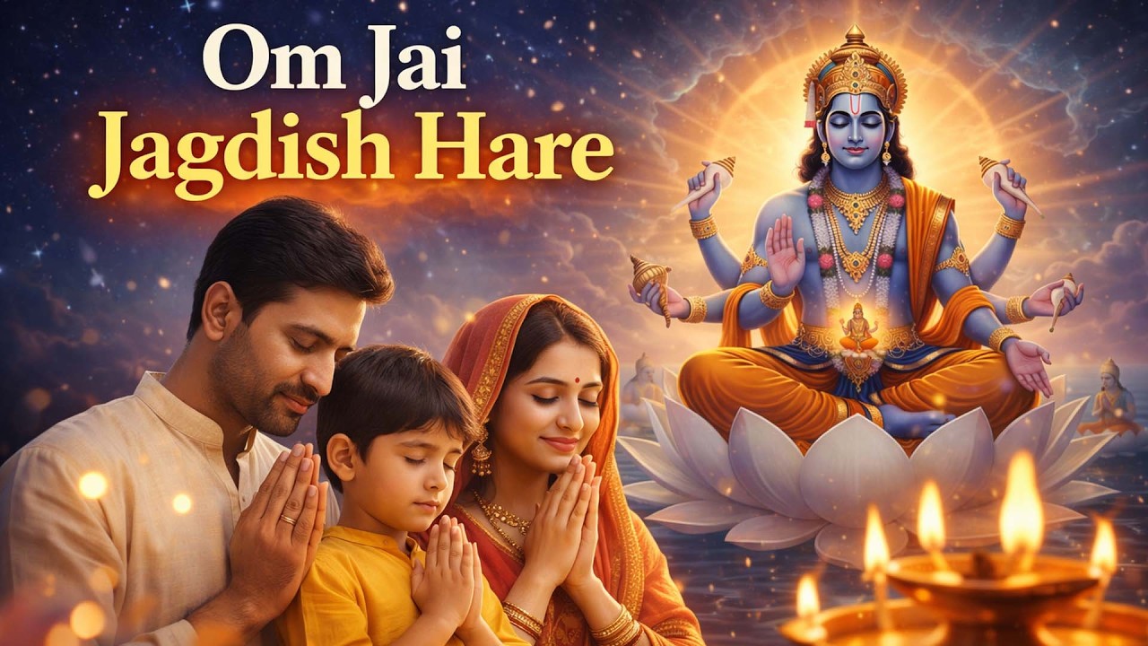 ॐ जय जगदीश हरे | Vishnu Ji Ki Aarti | Om Jai Jagdish Hare Aarti 🙏शांति और सुकून के लिए