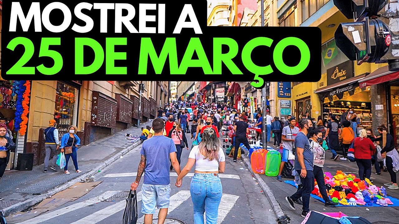 COMO É A 25 DE MARÇO EM SÃO PAULO: Tour mostrando lojas da rua e contato de fornecedor de bijuteria