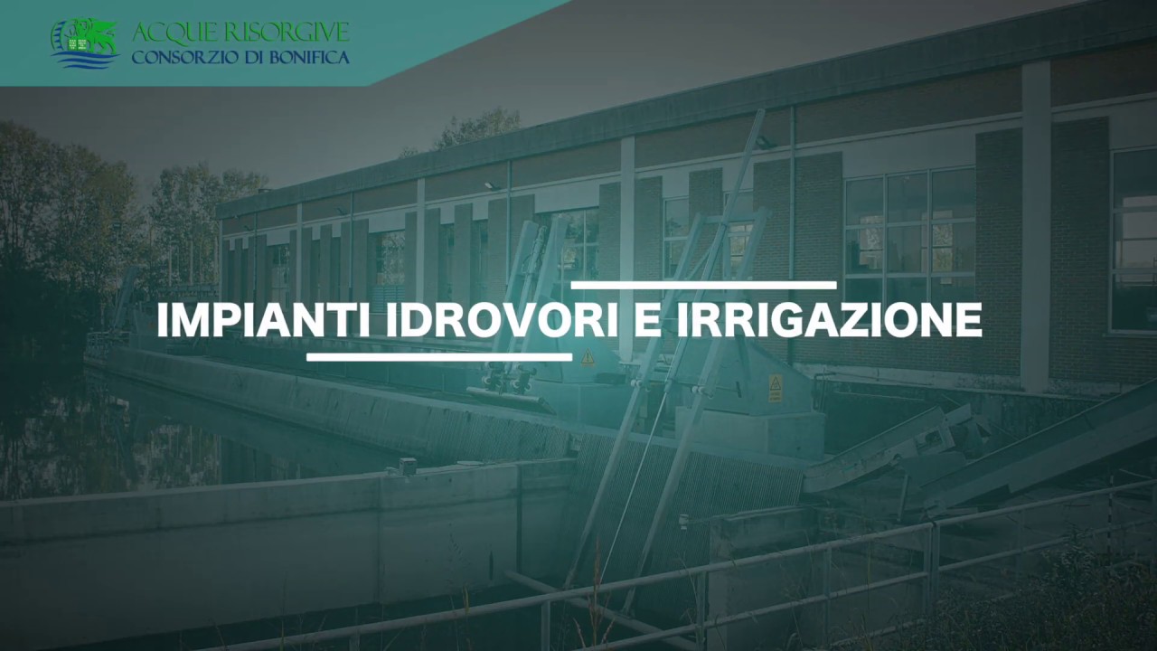 ACQUE RISORGIVE: Gli impianti idrovori