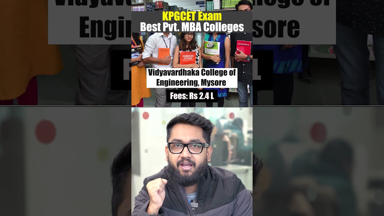 Top Private MBA Colleges accepting Karnataka PGCET Score #shorts