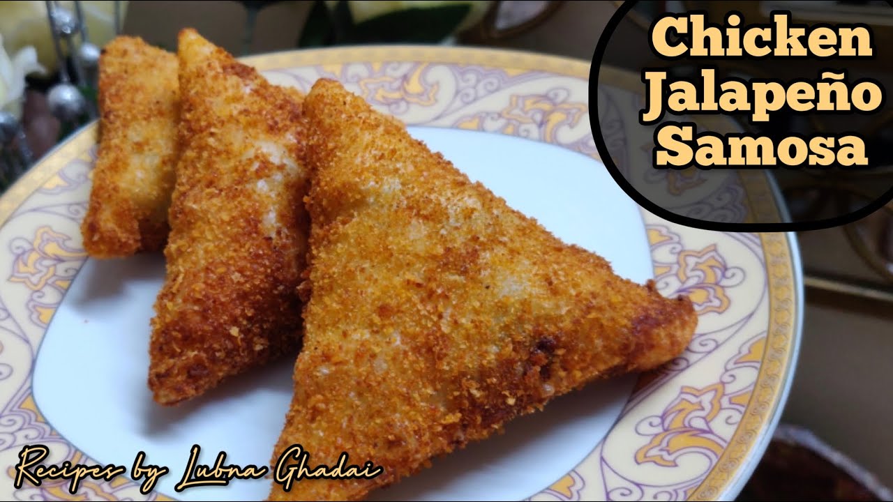 Chicken jalapeño samosa | Jalapeño samosa | Chicken samosa |Banaiye ye ek dum naye chicken ke samose