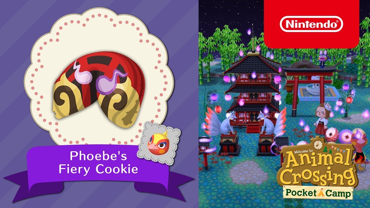 Animal Crossing: Pocket Camp - Phoebe's Fiery Cookie