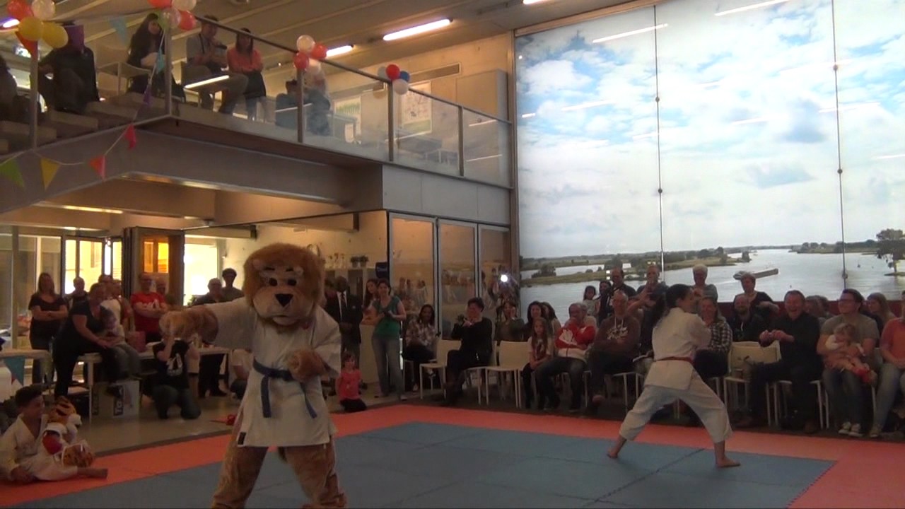Demo Karate Lucky bij Karate Team Utrecht