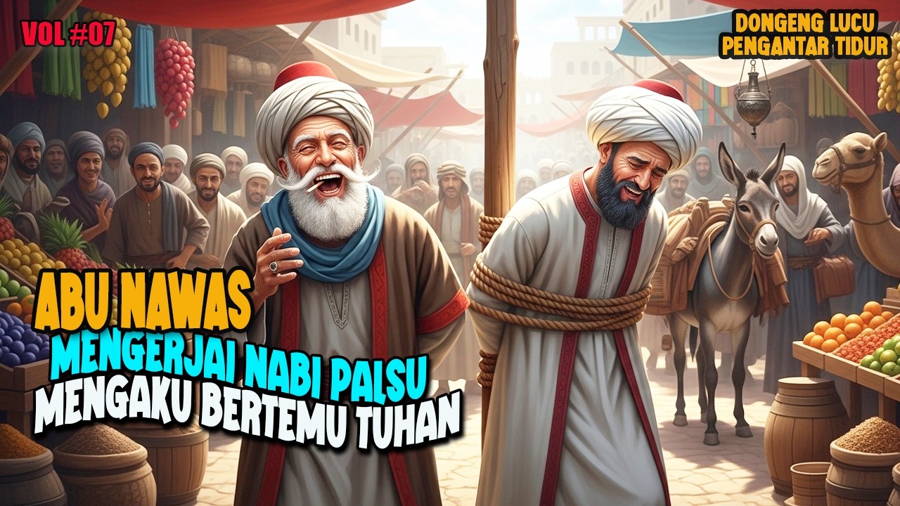 ABU NAWAS MENGERJAI NABI PALSU YANG MENGAKU BERTEMU TUHAN | DONGENG PENGANTAR TIDUR