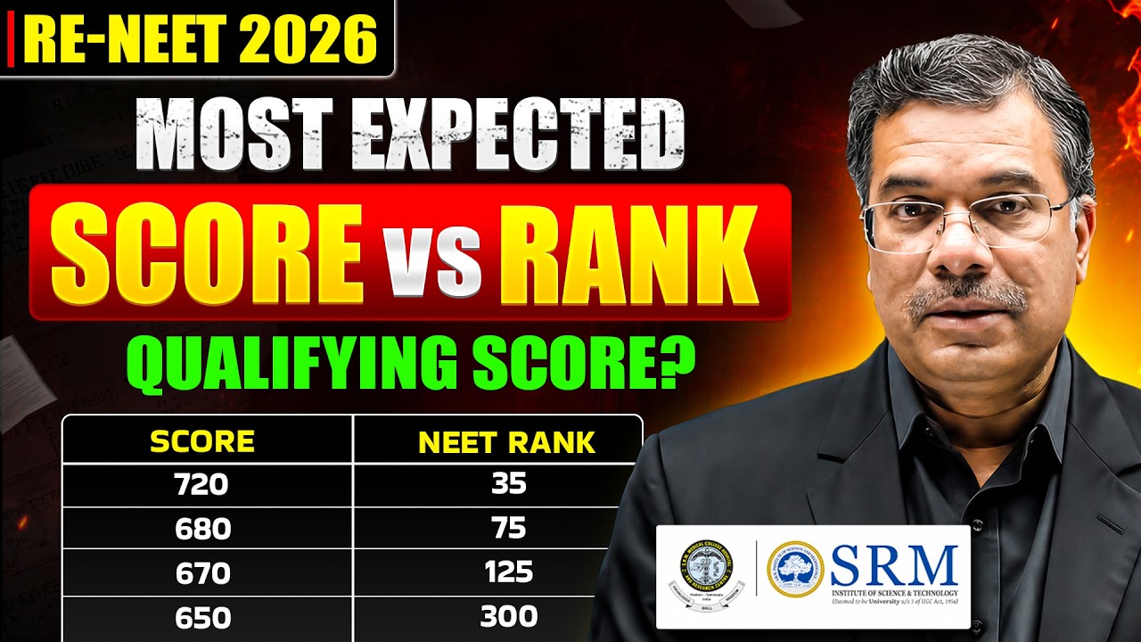 RE-NEET 2026 Score vs. Rank Analysis 📊 | RE-NEET GMC Safe Score & Expected Cutoff 2026 | Medical360