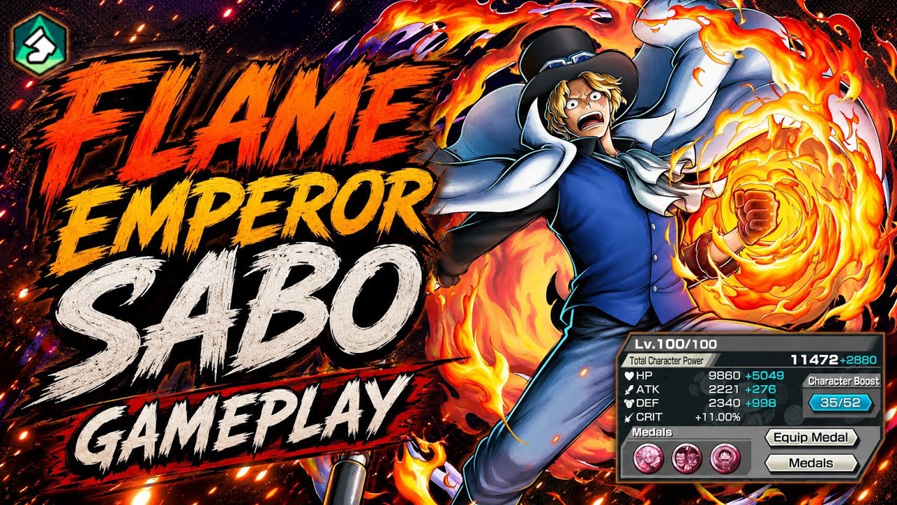 SABO GAMEPLAY | ONE PIECE BOUNTY RUSH | OPBR
