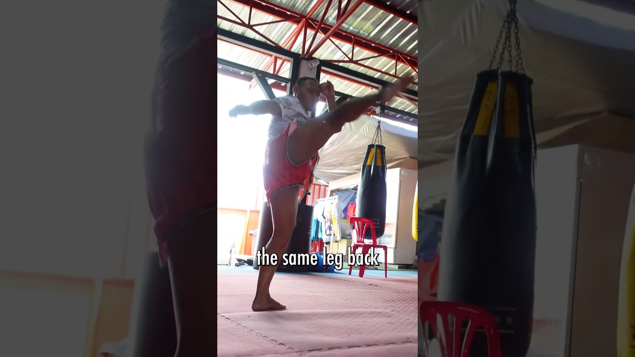 SAENCHAI shows us how to PROPERLY throw Round Kicks during Shadowboxing! 🥊 🇹🇭
