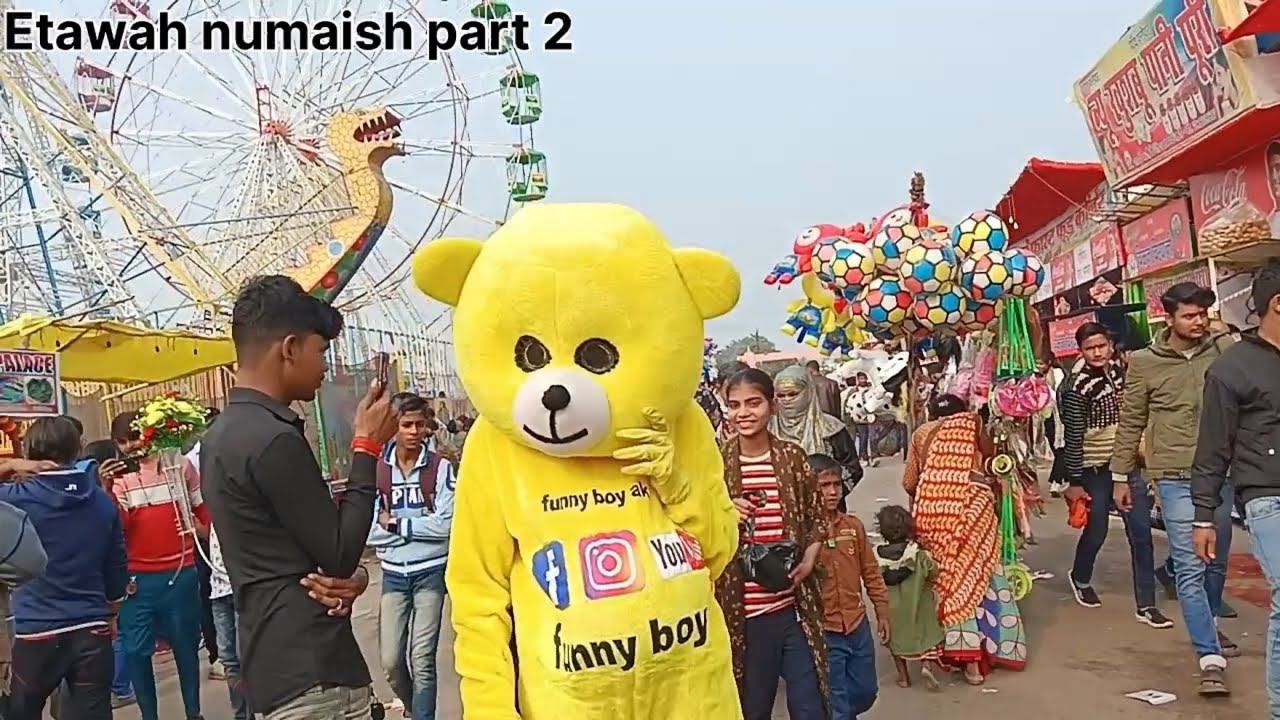 Etawah numaish part 2 public reaction video public prank video/funny boy ak #comedydance #comedy