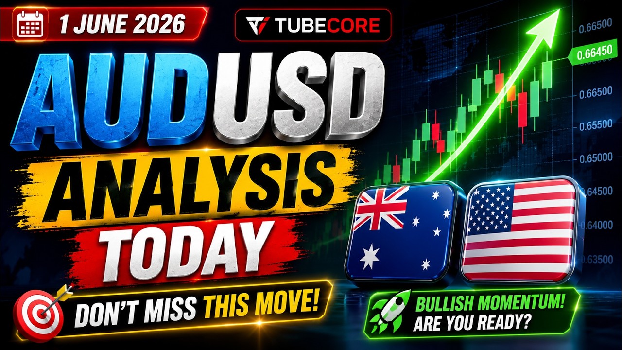 Анализ AUDUSD на сегодня | Торговля на Форекс в режиме реального времени | 1 июня 2026 г.