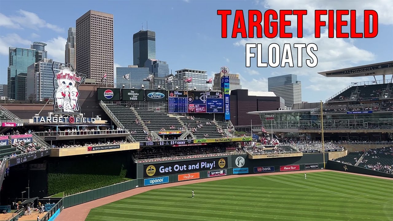 Стадион Target Field: плавучий бейсбольный стадион MLB #minneapolis #minnesotatwins