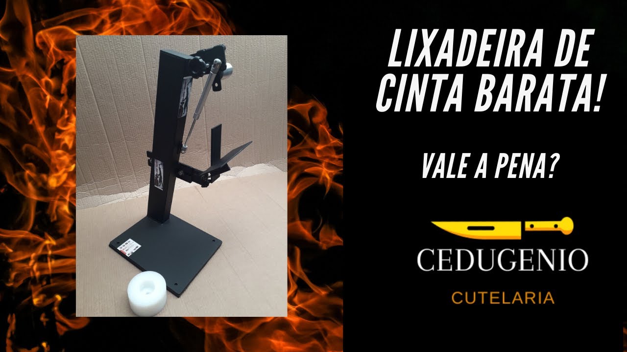 Lixadeira de Cinta Barata Vale a Pena ? #facasartesanais #cutelaria #cuteleiro #facaartesanal