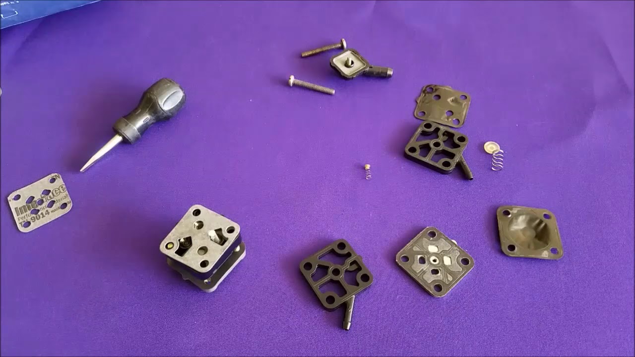 How To Rebuild A Johnson / Evinrude Fuel Pump (Small)