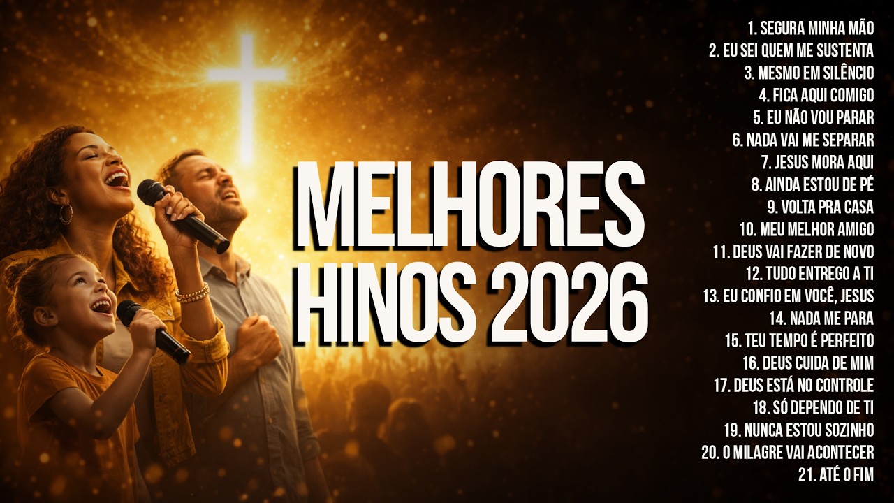 Melhores Hinos 2026 🙏 Louvores Poderosos Para Renovar Sua Fé e Sentir a Presença de Deus