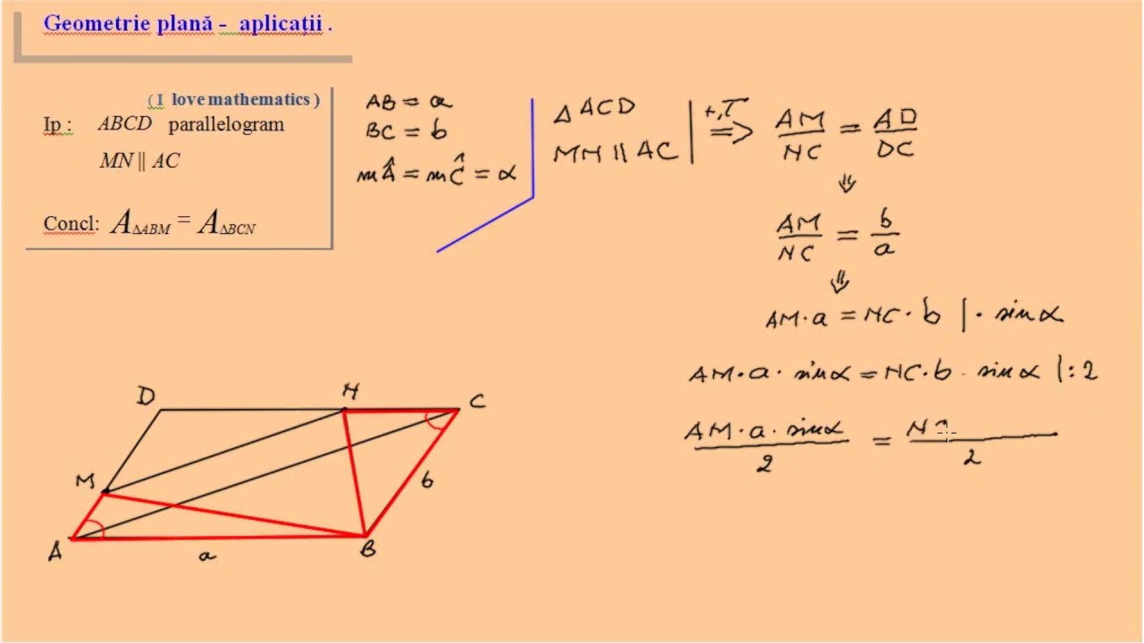 Problema rezolvata de geometrie plana