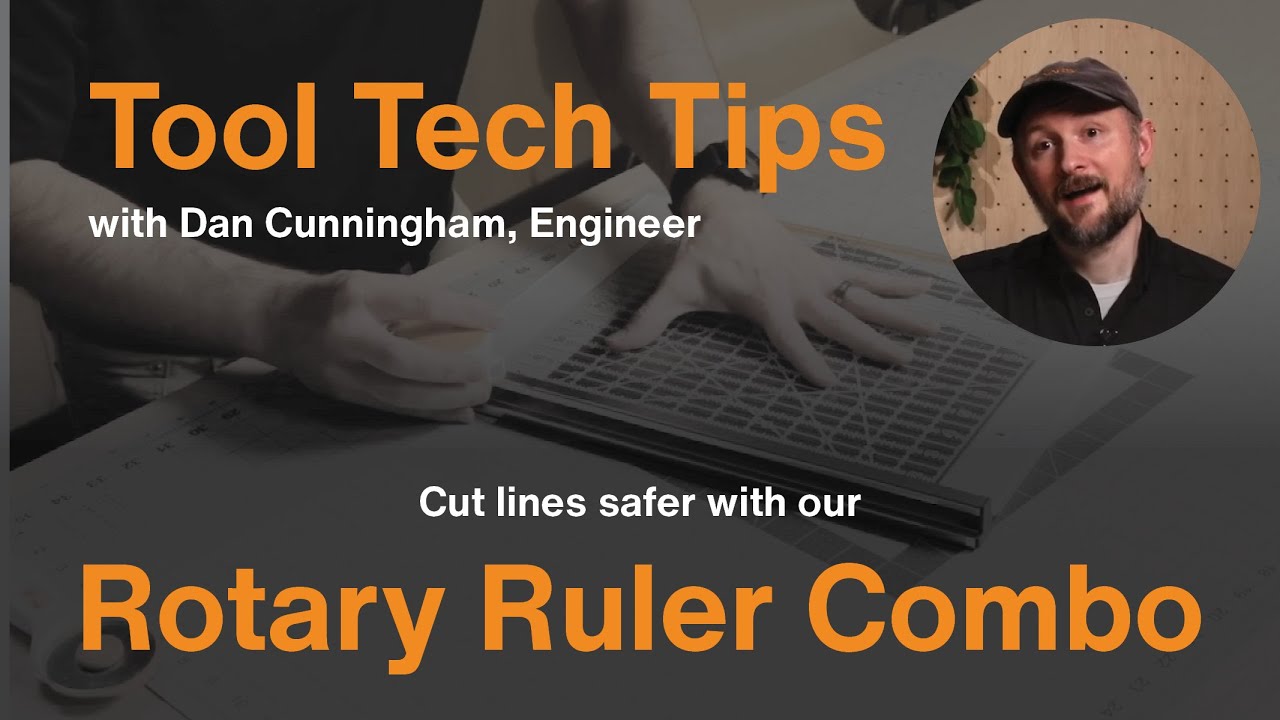 Tool Tech Tips with Dan: Cut lines safer with Fiskars Rotary Ruler Combo