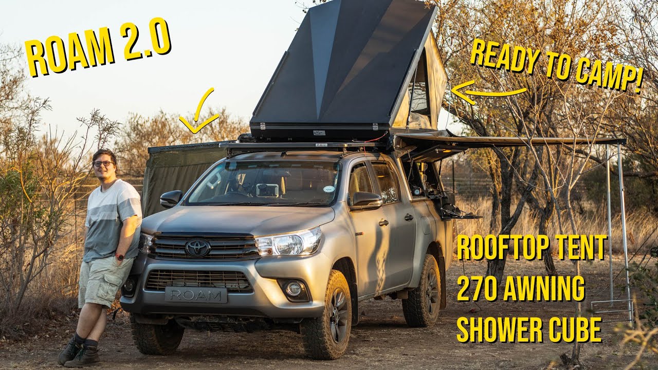 Ep6 Eezi Awn Camping Setup, Rooftop Tent, 270 Awning & Shower Cube