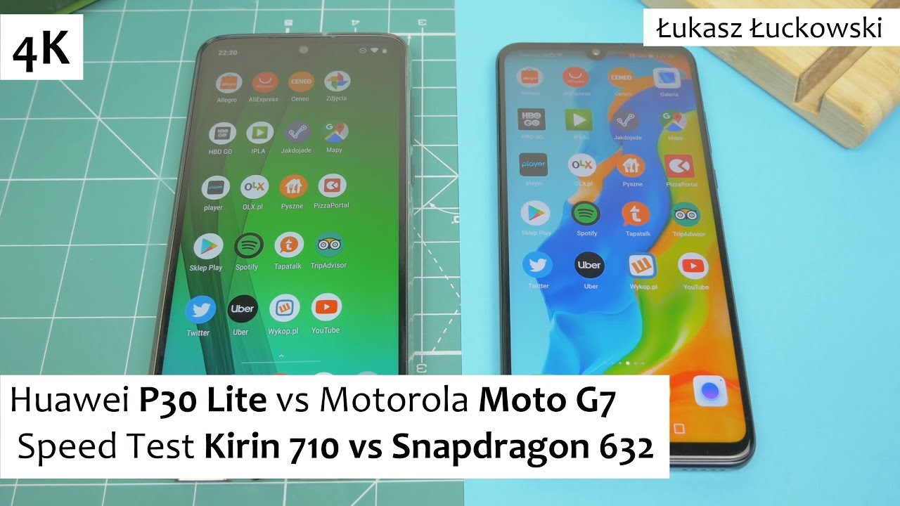 Huawei P30 Lite  vs Motorola Moto G7 ❗❗❗ | Speed Test |  Kirin 710 vs Snapdragon 632