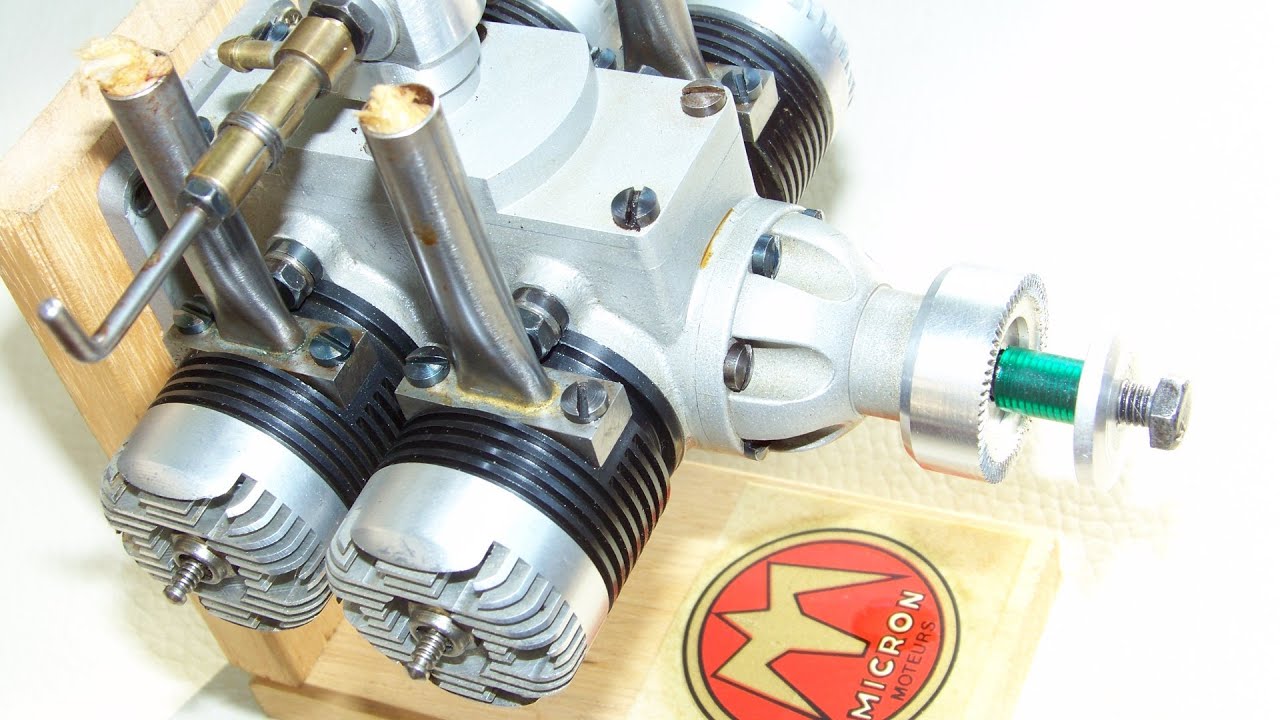 Nitro:  4 cylinder double twin  model engine RC