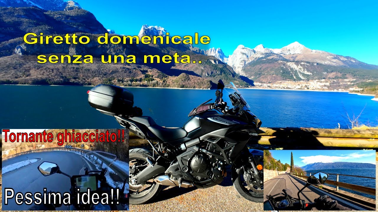 Giro domenicale  in moto al lago di Garda Tenno e Molveno