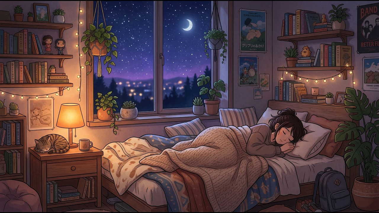 Deep Sleep Lofi 😴 Calm Night Beats for Sleep | Night Owl Beats