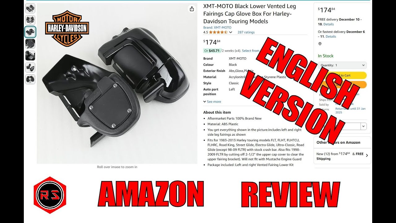 Harley Davidson lower amazon parts review