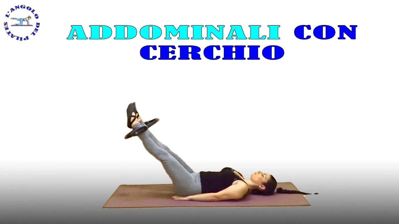 addominali con cerchio pilates | pilates ring addominali |
