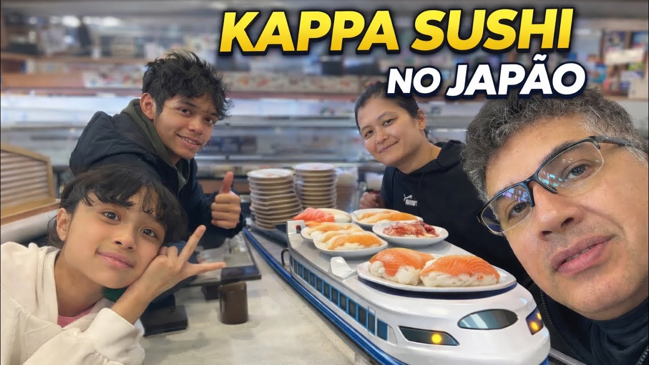 Bora Comer Sushi com a Gente no Japão !🇯🇵 🚆
