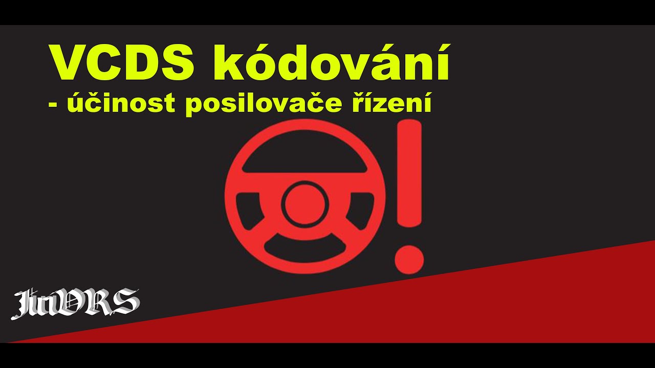 VCDS kódování - účinost posilovače řízení
