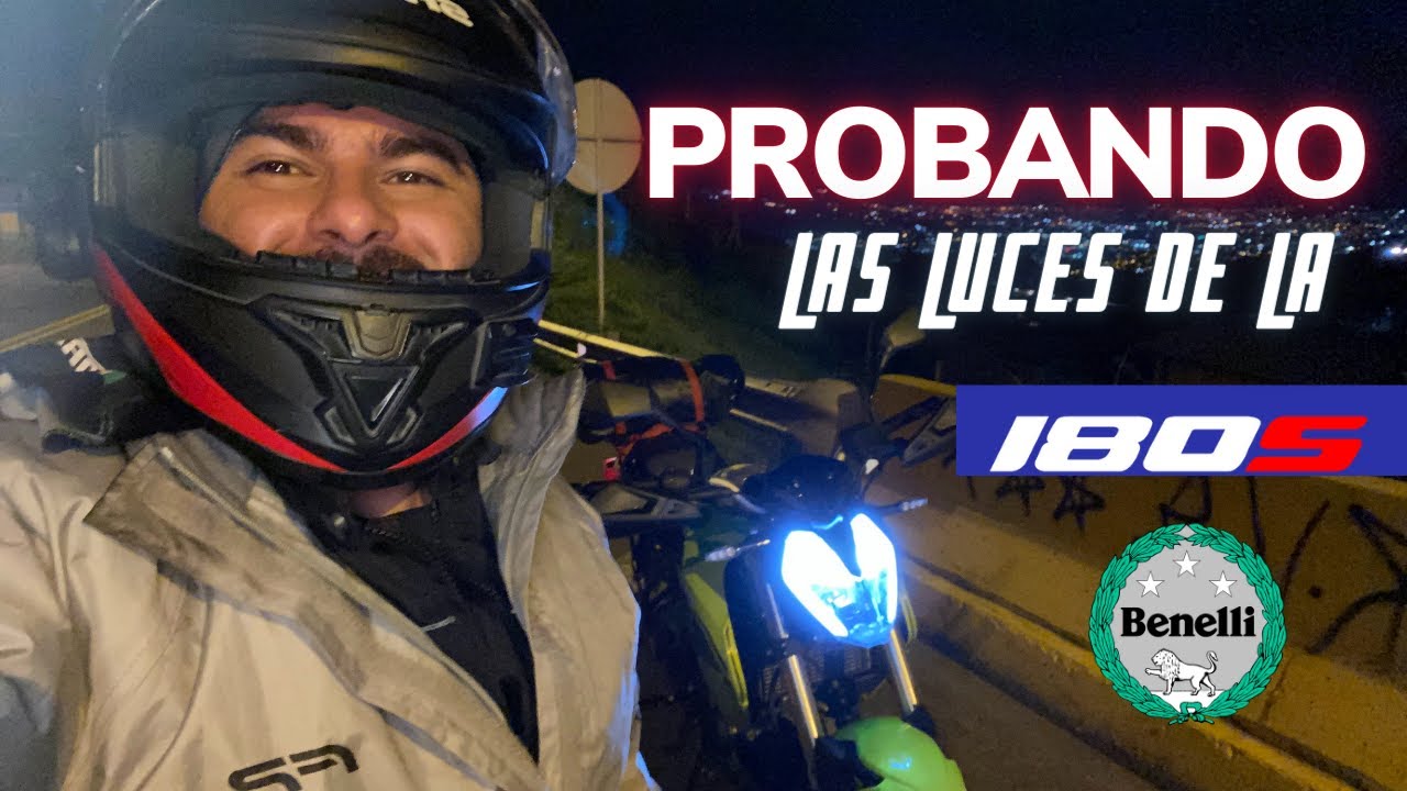 Viajando de noche en la Benelli 180s | Prueba de Luces | Jose De Roce