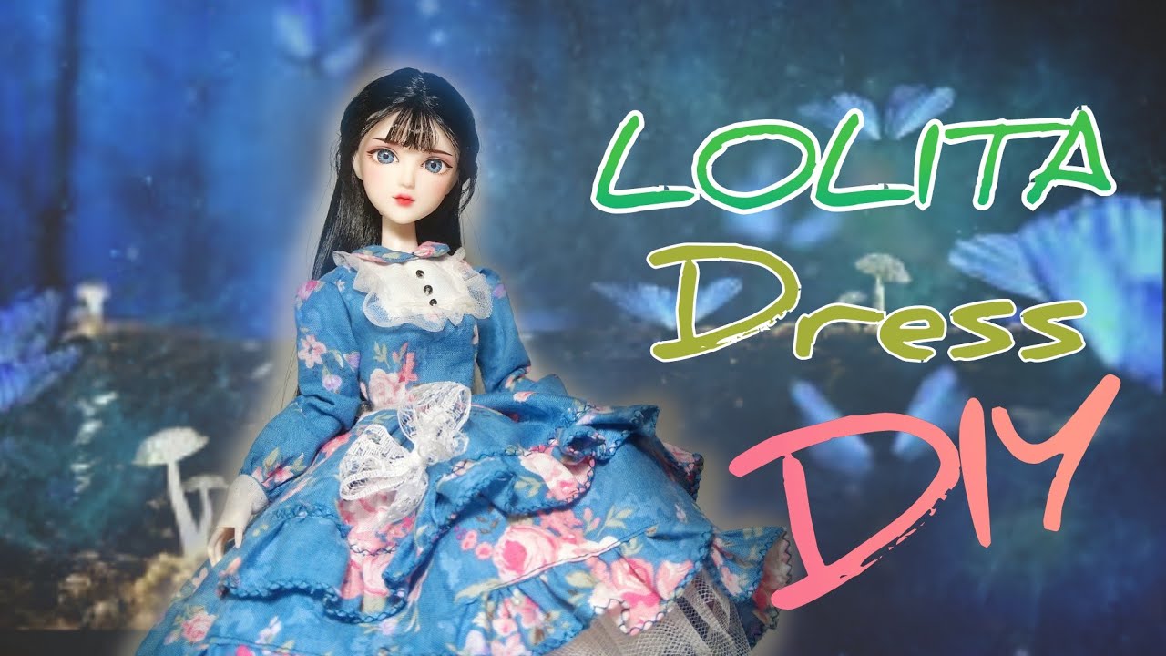 Diy lolita dress for doll | BÚP BÊ MÍA