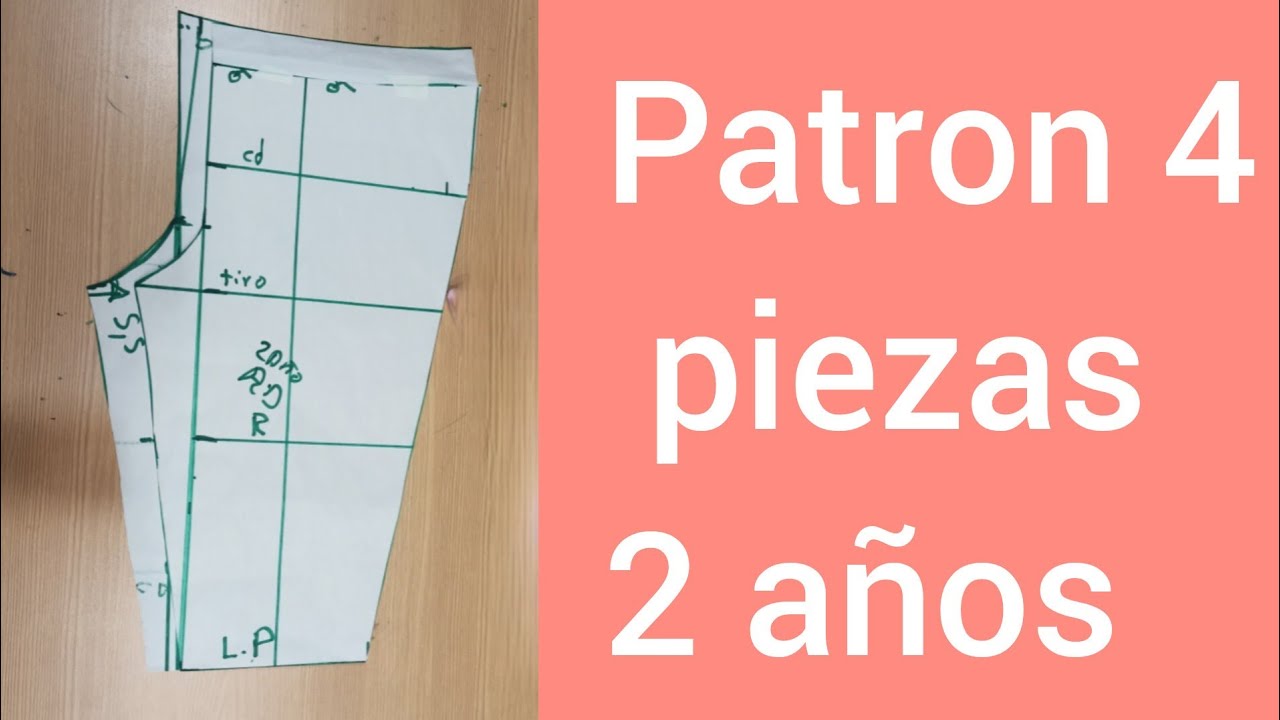 Patrón pantalón 4 piezas fácil para emprender y hacer tu primera colección ☺️