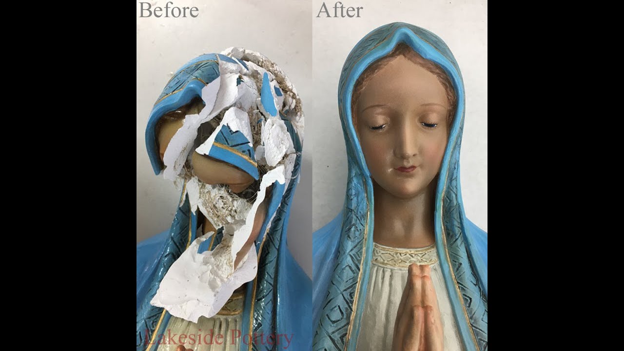 Lakeside Pottery Studio Before and After Repair Examples
