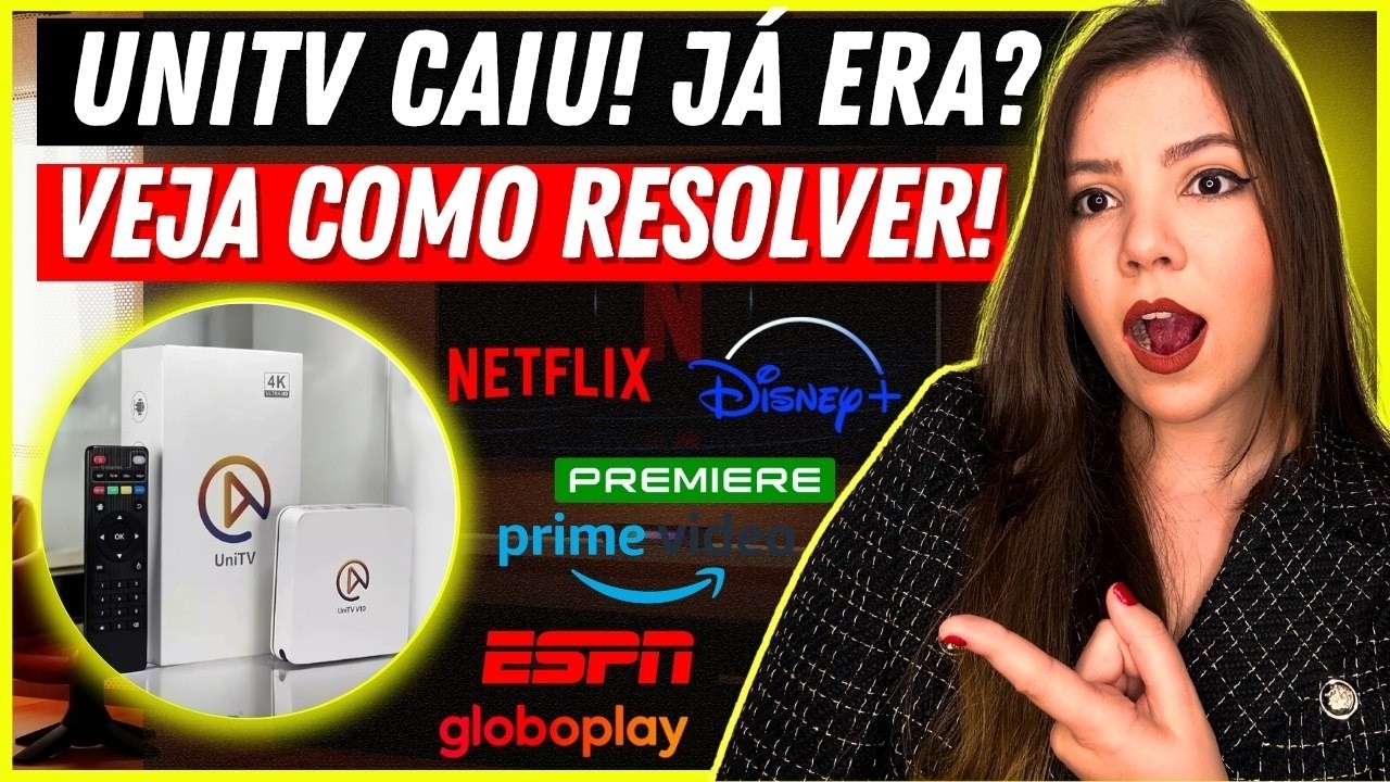UNITV PAROU DE FUNCIONAR? UNITV EST&Aacute; FORA DO AR? - VEJA COMO SOLUCIONAR ESTE PROBLEMA!