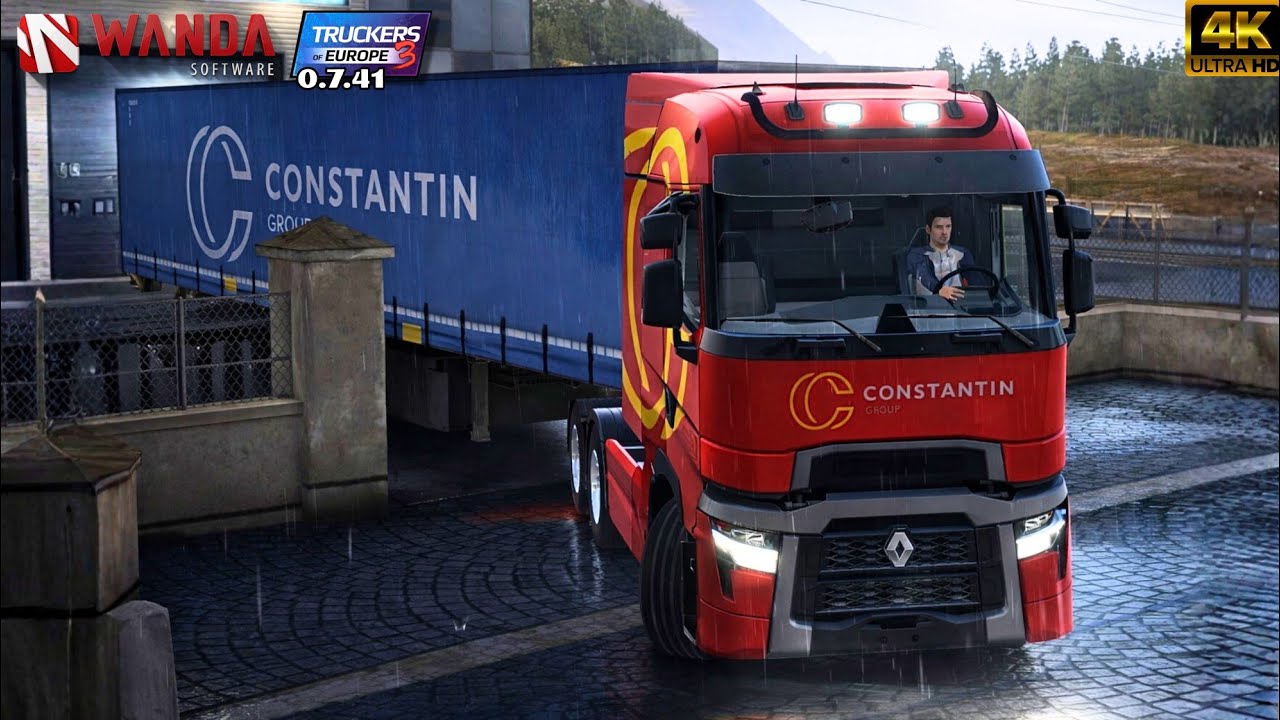 Realistic Driving Through Narrow Rainy Roads | #toe3 0.7.41