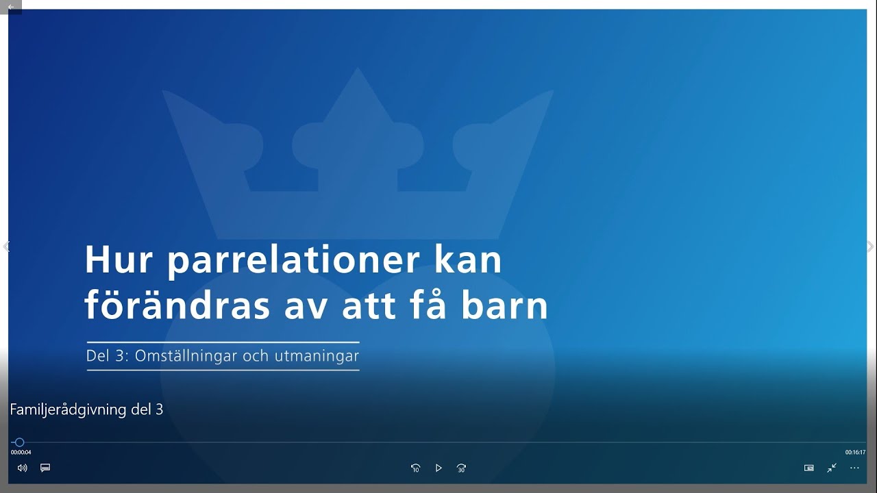 Hur parrelationer kan förändras av att skaffa barn - Del 3 
