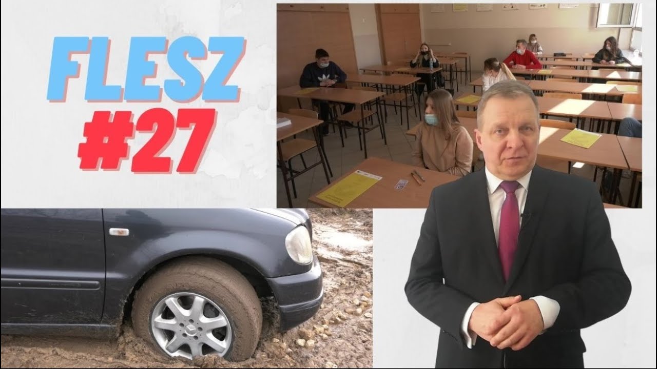 FLESZ #27 - nocna prohibicja w Radomsku, mieszkańcy ul  Kukuczki grzęzną w błocie, pr&oacute;bne matury