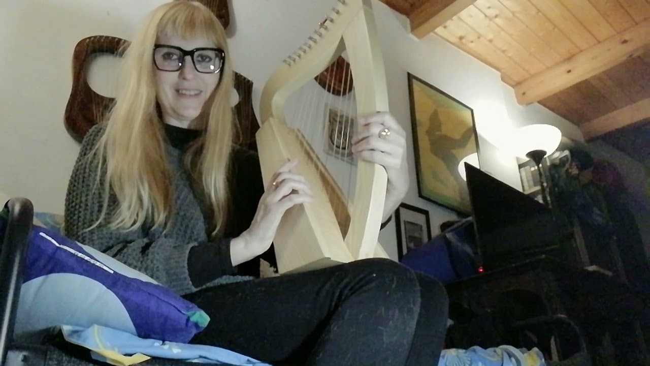 VI PRESENTO MURPH🎼 piccola Arpa Celtica (suono Krydiom ♥️)