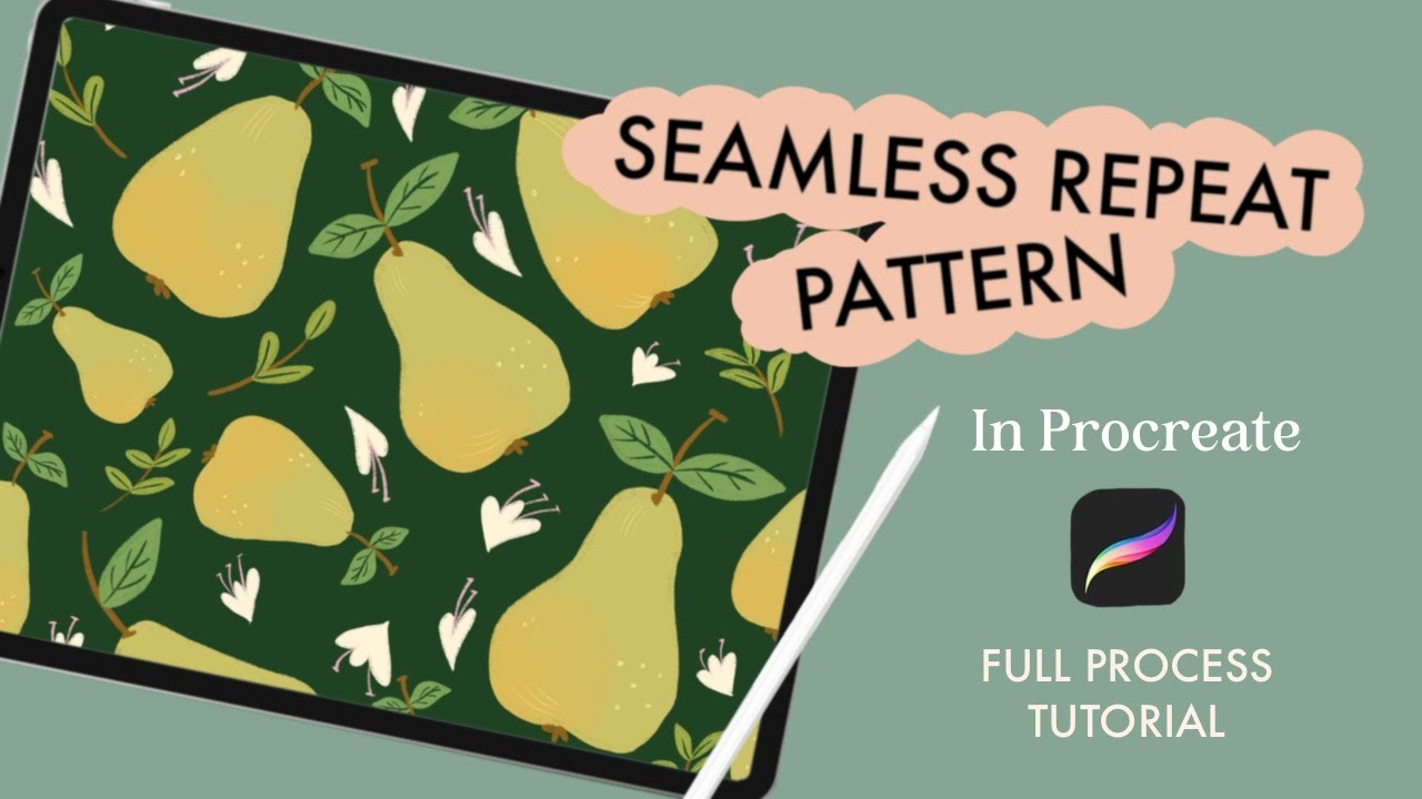 How to create a Seamless Pattern on Procreate