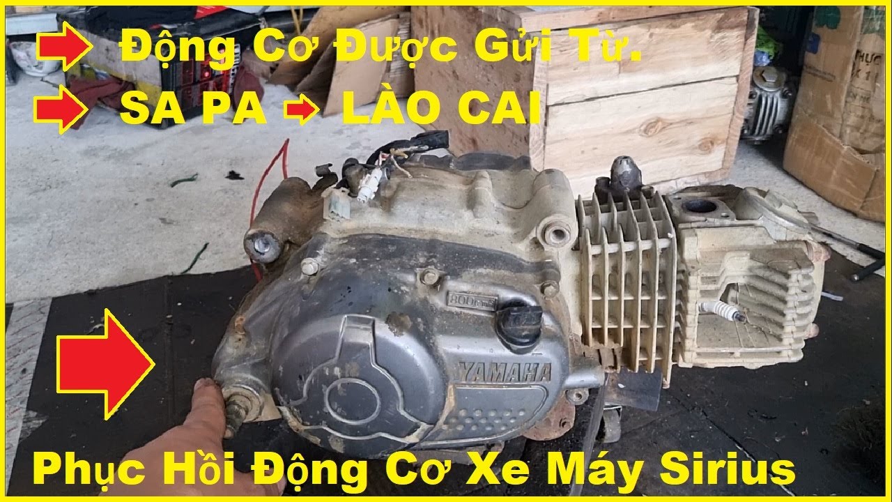 Học Làm Máy Học Ráp Động Cơ Xe Máy Sirius Jupiter YAMAHA