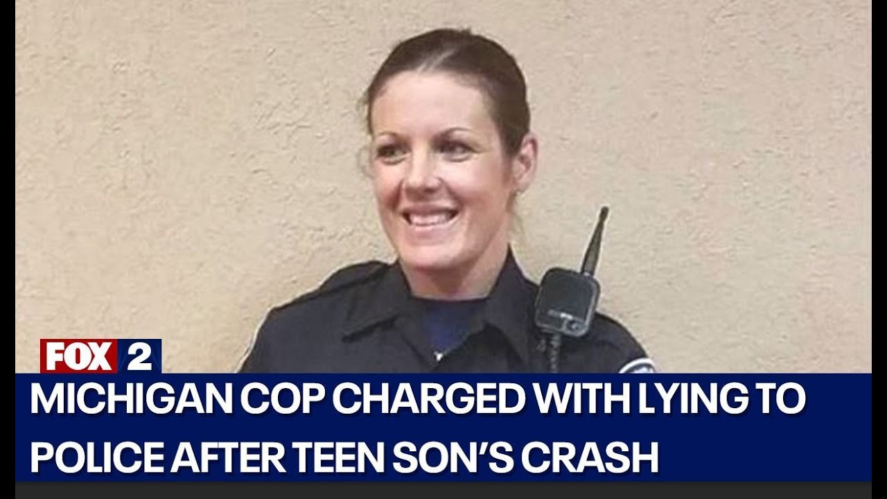 Almont police officer charged with lying after teen son's crash