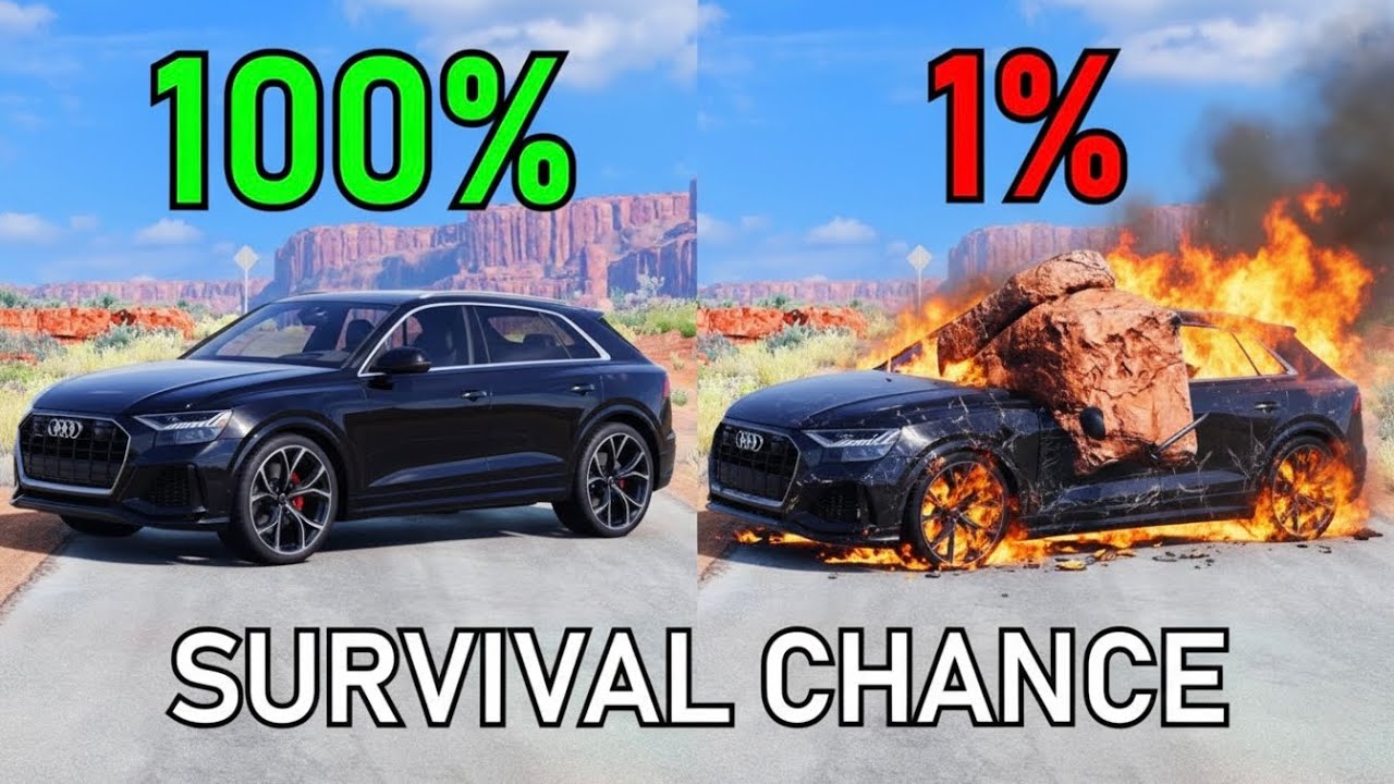 Realistic Survival Chance Crash Testing Ep.28 | BeamNG.drive